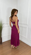 Vestido Tricot Maraísa Rosa Fúcsia