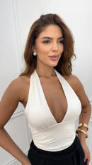 Body Poliamida Decote V Rony