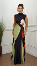 Vestido Longo Elegance Fivela