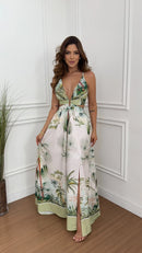 Vestido Longo Estampado Yana