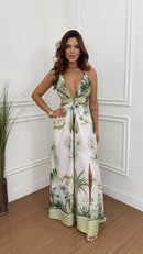 Vestido Longo Estampado Yana