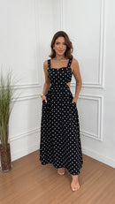 Vestido Viscolinho Vazado Poá Mônica