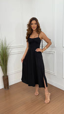 Vestido Viscose Pétala Black