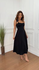 Vestido Viscose Pétala Black